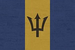 barbados, banner, flag